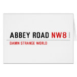 Abbey Road  Greeting/note cards