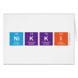 Nikki  Greeting/note cards