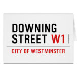 downing street  Greeting/note cards