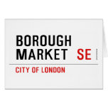 Borough  Market   Greeting/note cards