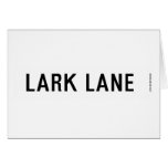 LARK LANE  Greeting/note cards