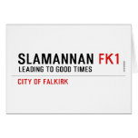 Slamannan  Greeting/note cards