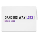 Dancers Way  Greeting/note cards
