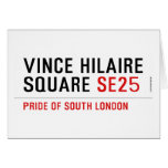 Vince hilaire Square  Greeting/note cards