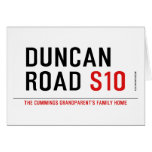 Duncan  Road  Greeting/note cards