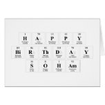 Happy
 Birthday
 Soham  Greeting/note cards