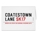 Coatestown Lane  Greeting/note cards