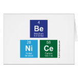 Be
 NiCe  Greeting/note cards