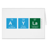 AYLA  Greeting/note cards