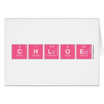 Chloe  Greeting/note cards