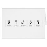 Kimyu  Greeting/note cards