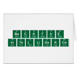 BackFire
 Intelligence  Greeting/note cards