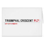 Triumphal Crescent  Greeting/note cards