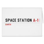 Space Station  Greeting/note cards