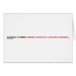 SHAHRIZAL B OTHMAN  Greeting/note cards