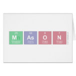 mason  Greeting/note cards