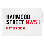 Harmood  Street  Greeting/note cards