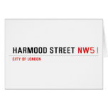 Harmood street  Greeting/note cards