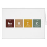 ASHIK  Greeting/note cards