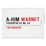 A-HIM  Greeting/note cards