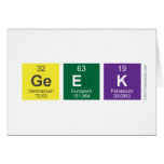 Geek  Greeting/note cards