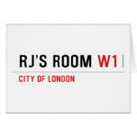 RJ’s Room  Greeting/note cards