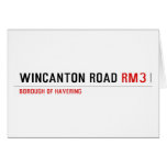 WINCANTON ROAD  Greeting/note cards