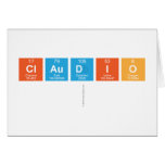 claudio
   Greeting/note cards