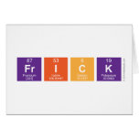 frick  Greeting/note cards