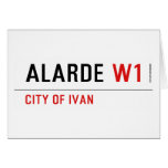 Alarde  Greeting/note cards