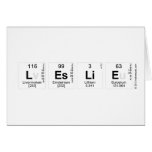leslie  Greeting/note cards