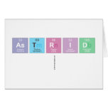 Astrid
   Greeting/note cards
