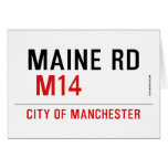 MAINE RD   Greeting/note cards