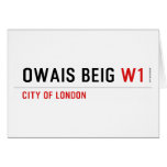 Owais beig  Greeting/note cards