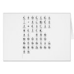 ABCDEFGH
 IJKLMNDO
 PQRSTUV
 WXYZM 
 NC ARATAS
 BEBACACLCECU
 ESFRGAGEINLILA
 MONINOPARARUSE
 SITA
   Greeting/note cards