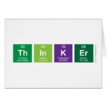 thinker  Greeting/note cards