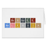 MOHAMED
 BELFQUIH  Greeting/note cards