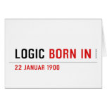  Logic  Greeting/note cards