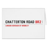 Chatterton Road  Greeting/note cards
