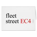 fleet  street  Greeting/note cards