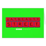 JayBeauty
 Street  Greeting/note cards