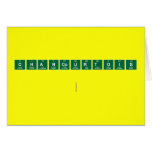 chancourtois
 
   Greeting/note cards