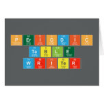 Periodic
 Table
 Writer  Greeting/note cards