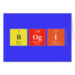 Bogi  Greeting/note cards