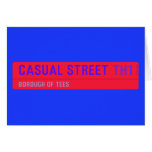 Casual Street  Greeting/note cards