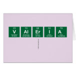 VALERIA
   Greeting/note cards
