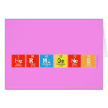 
 Hermogenes  Greeting/note cards