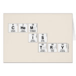 Chem
   is
    try  Greeting/note cards