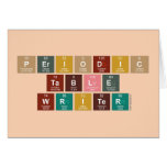 Periodic
 Table
 Writer  Greeting/note cards