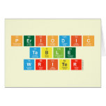 Periodic
 Table
 Writer  Greeting/note cards